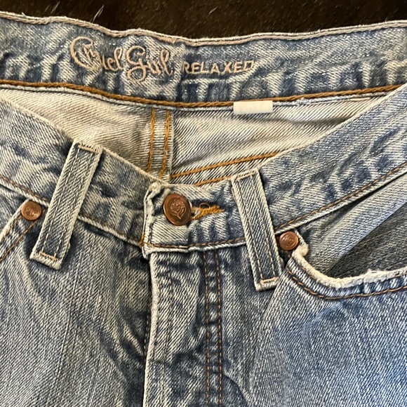 Cruel Girl Jeans Western Riding Cowgirl  Relaxed Fit Size 5 XLong 30 x 8 .5 x 35 - Picture 3 of 4